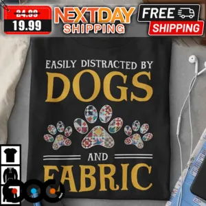 Dog Paws Easily Distracted By Dogs And Fabric Shirt