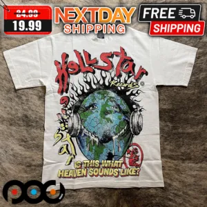 Hellstar Heaven on Earth Records Is This What Heaven Sounds Like Art Shirt