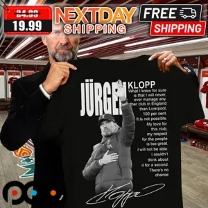 Jürgen Klopp Liverpool Premier League Football Shirt