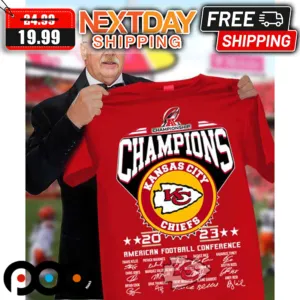 Kansas City Chiefs AFC Champions American Football Conference 2023 Super Bowl Shirt