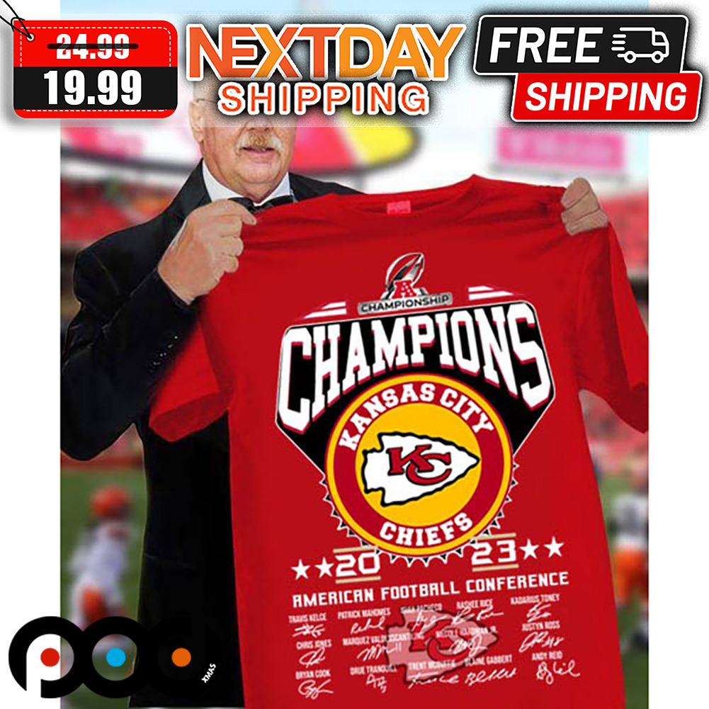Kansas City Chiefs AFC Champions American Football Conference 2023 Super Bowl Shirt Kansas City Chiefs AFC Champions American Football Conference 2023 Super Bowl Shirt
