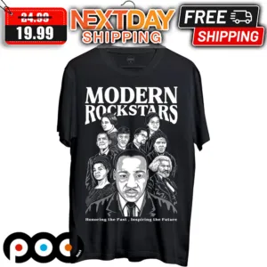 Modern Rockstars Honoring The Past Inspiring The Future Black History Month Shirt