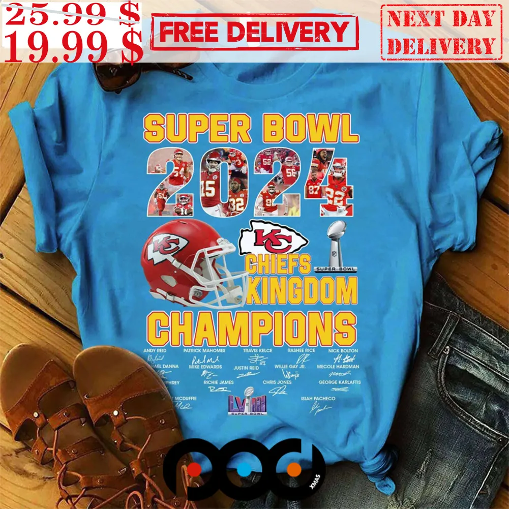 Chiefs Kingdom Super Bowl 2024 Champions Shirt_