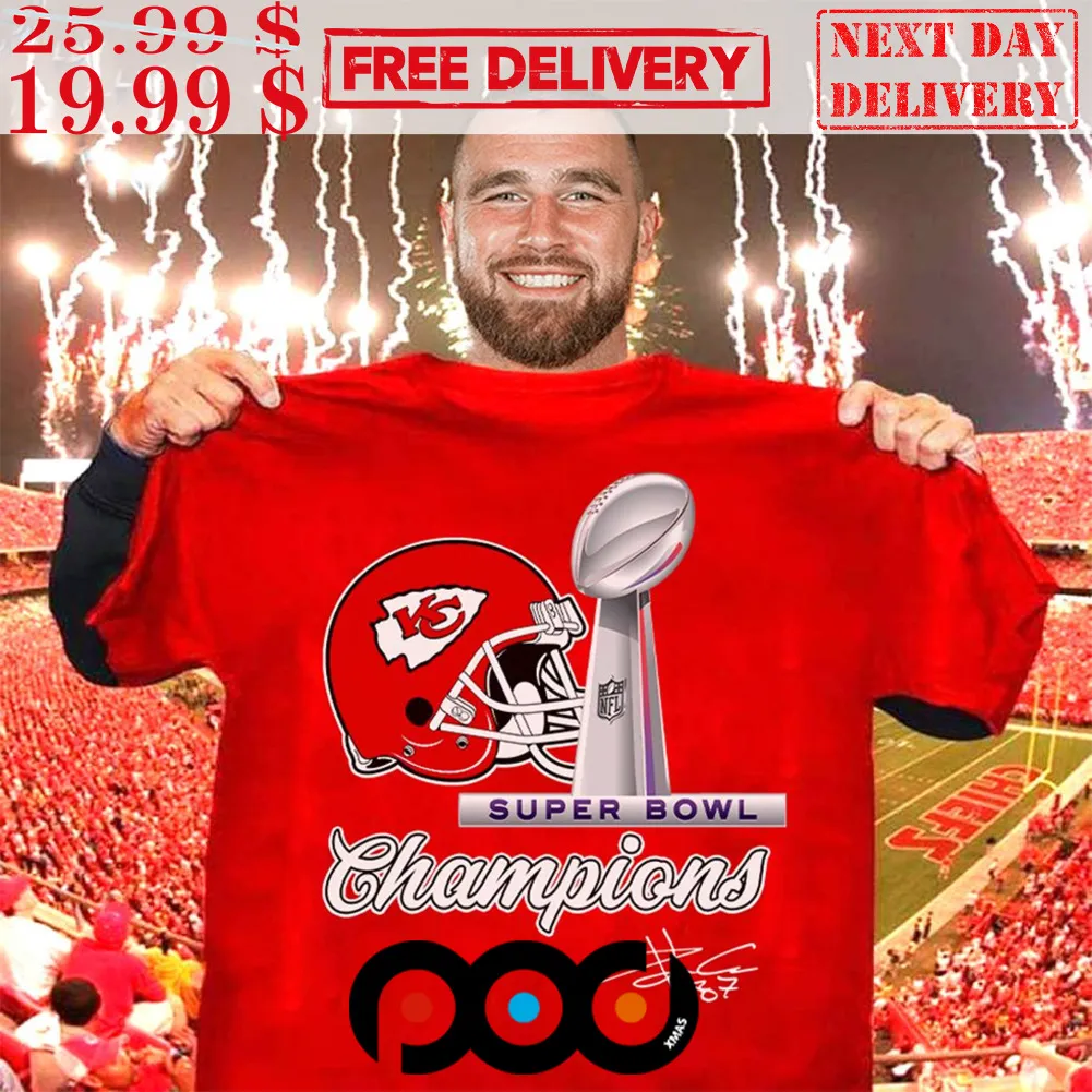 Chiefs Super Bowl Champions Shirt Its My Dna Travis Kelce Signature Shirt-2