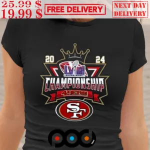 SF49ers Super Bowl LVIII 2024 Championship Shirt