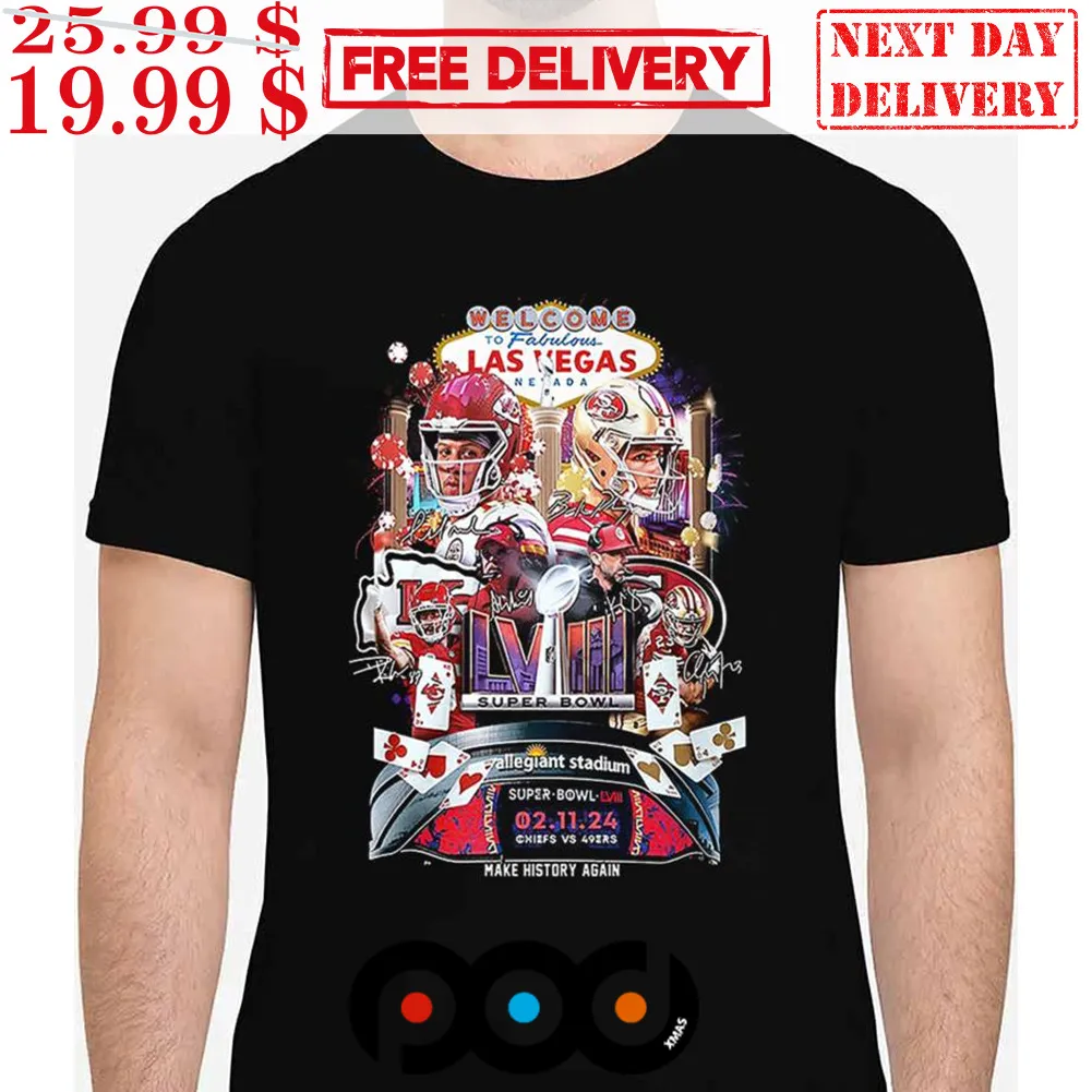 Super Bowl LVIII 2024 Champions Kansas City Chiefs Shirt