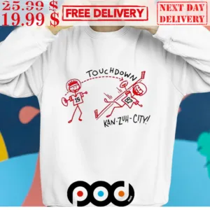 Touchdown Kan Zuh City Patrick Mahomes And Travis Kelce Kc Chiefs Shirt