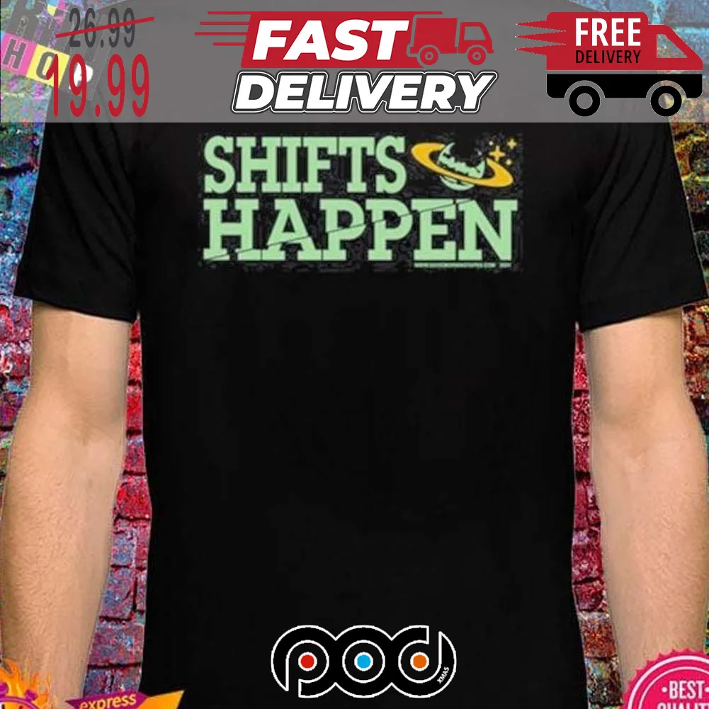 Antoni Porowski Wearing Shifts Happen Shirt