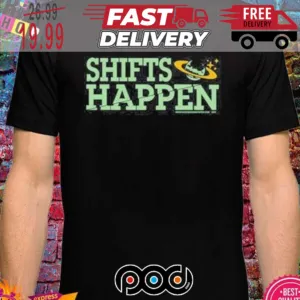 Antoni Porowski Wearing Shifts Happen Shirt