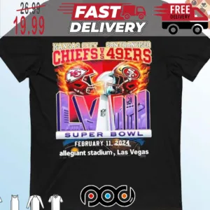 Fire Helmets Kansas City Chiefs Vs San Francisco 49ers Super Bowl NFl LVIII February 11 2024 Shirt