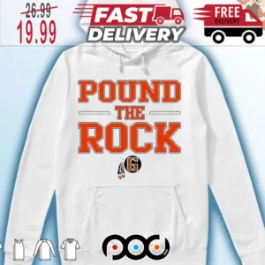 Grafton Black Hawk Football Pound The Rock Shirt