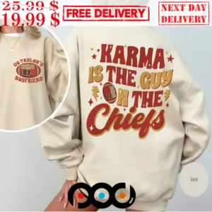 Go Taylor's boyfriend Karma Is The Guy On The Chiefs Shirt