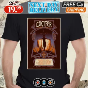 Lucifer The Satanic Panic Tour ’24 Poster Shirt