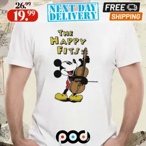 MIckey Steamboat Willie Plays The Cello The Happy Fits Shirt