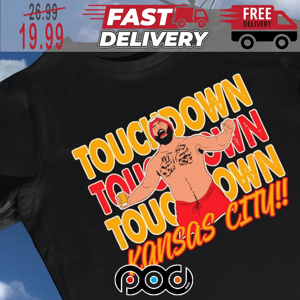 Jason Kelce Touchdown Kansas City Chiefs Super Bowl NFL Shirt
