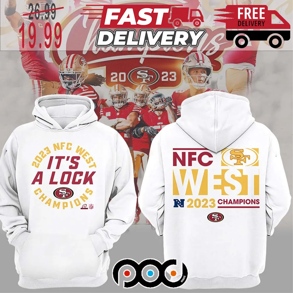 49ers NFC West 2023 Champions It's A Lock Super Bowl NFL Shirt