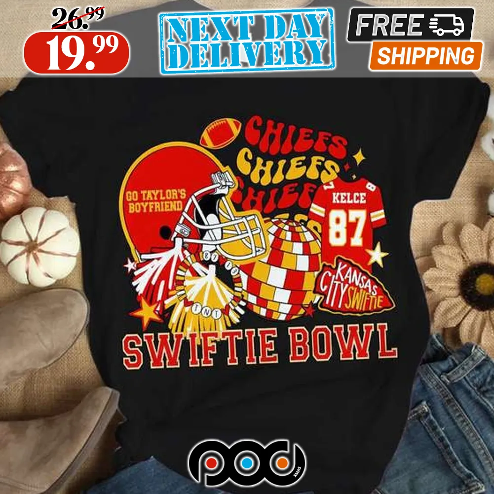 Travis KC Chiefs Go Taylor’s Boyfriend Swiftie Bowl Shirt