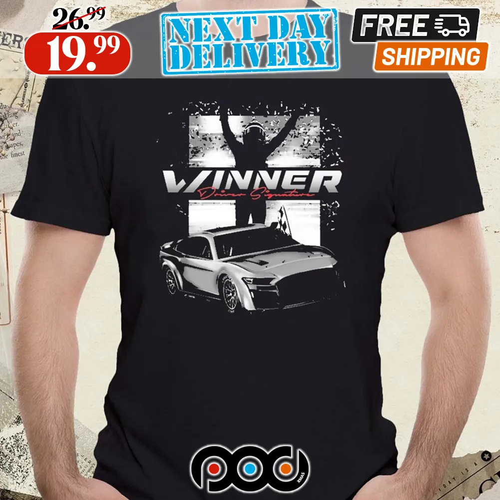 Denny Hamlin Checkered Flag Sports 2024 Busch Light Clash at The Coliseum Race Win Shirt