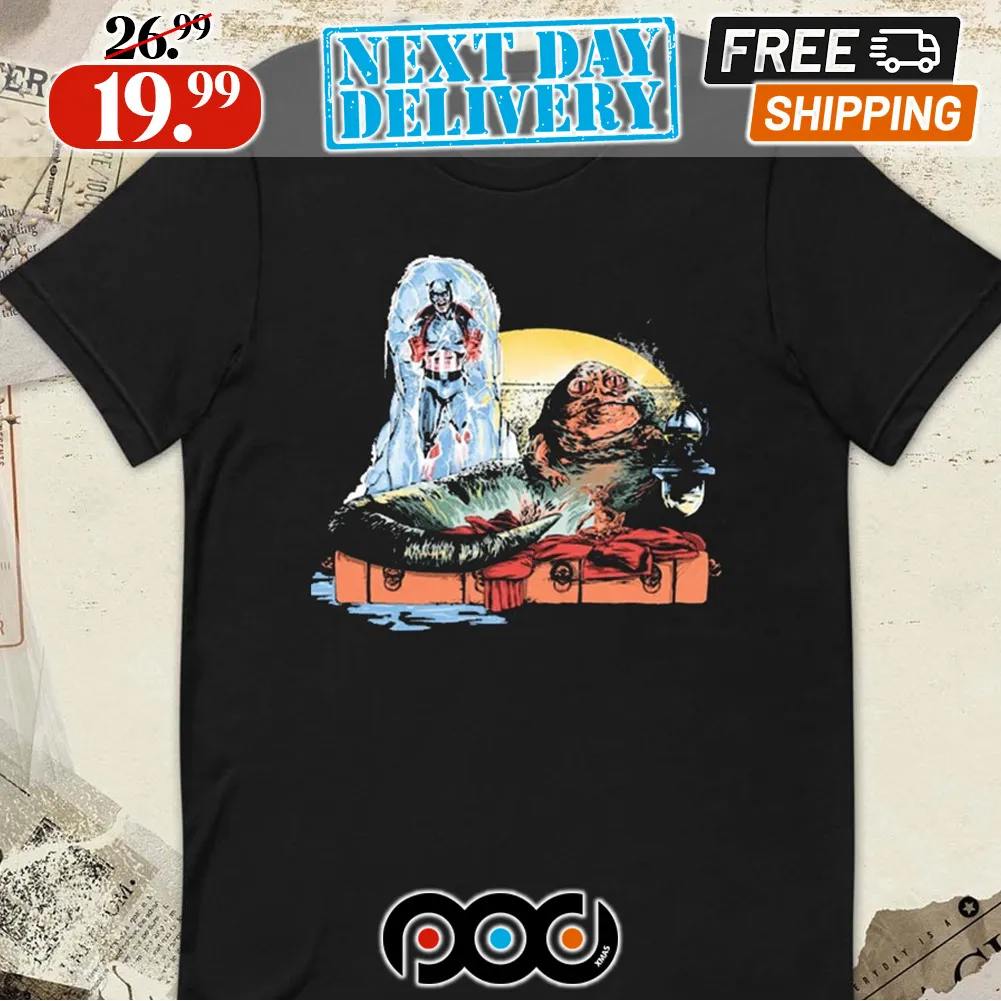 Jabba And Captain America Trophy Collector Shirt