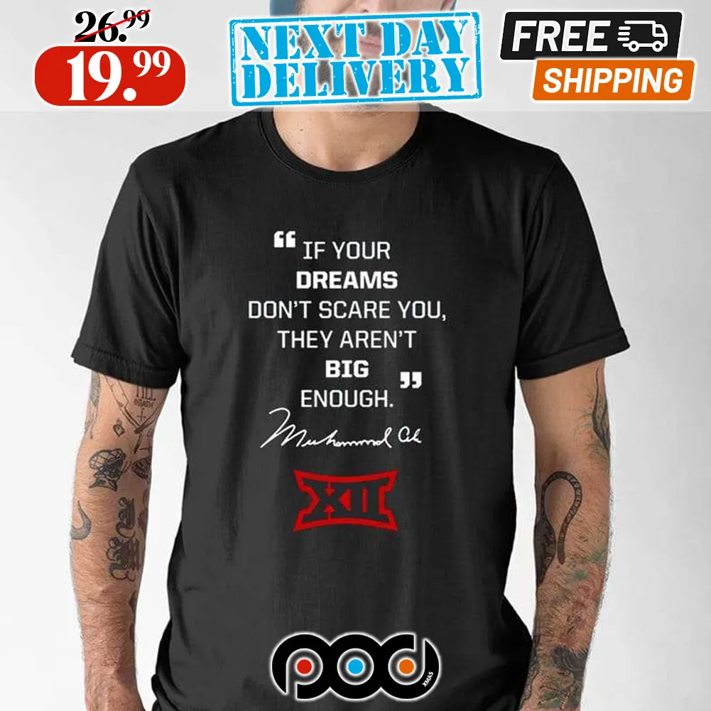 Muhammad Ali If Your Dreams Don’t Scare You They Aren’t Big Enough Shirt