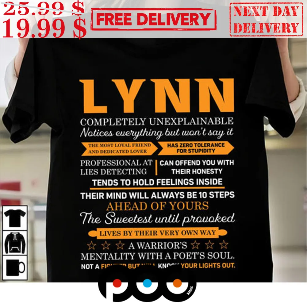 Lynn Completely Unexplainable Notices Everything But Won't Say It Shirt