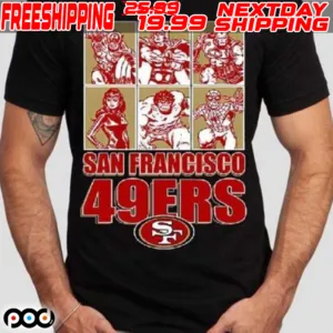 Disney Marvel Avengers Line-up San Francisco 49ers Shirt
