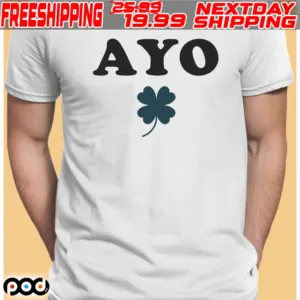 Ayo Edebiri Four Leaf Clover St Patrick's Day Shirt