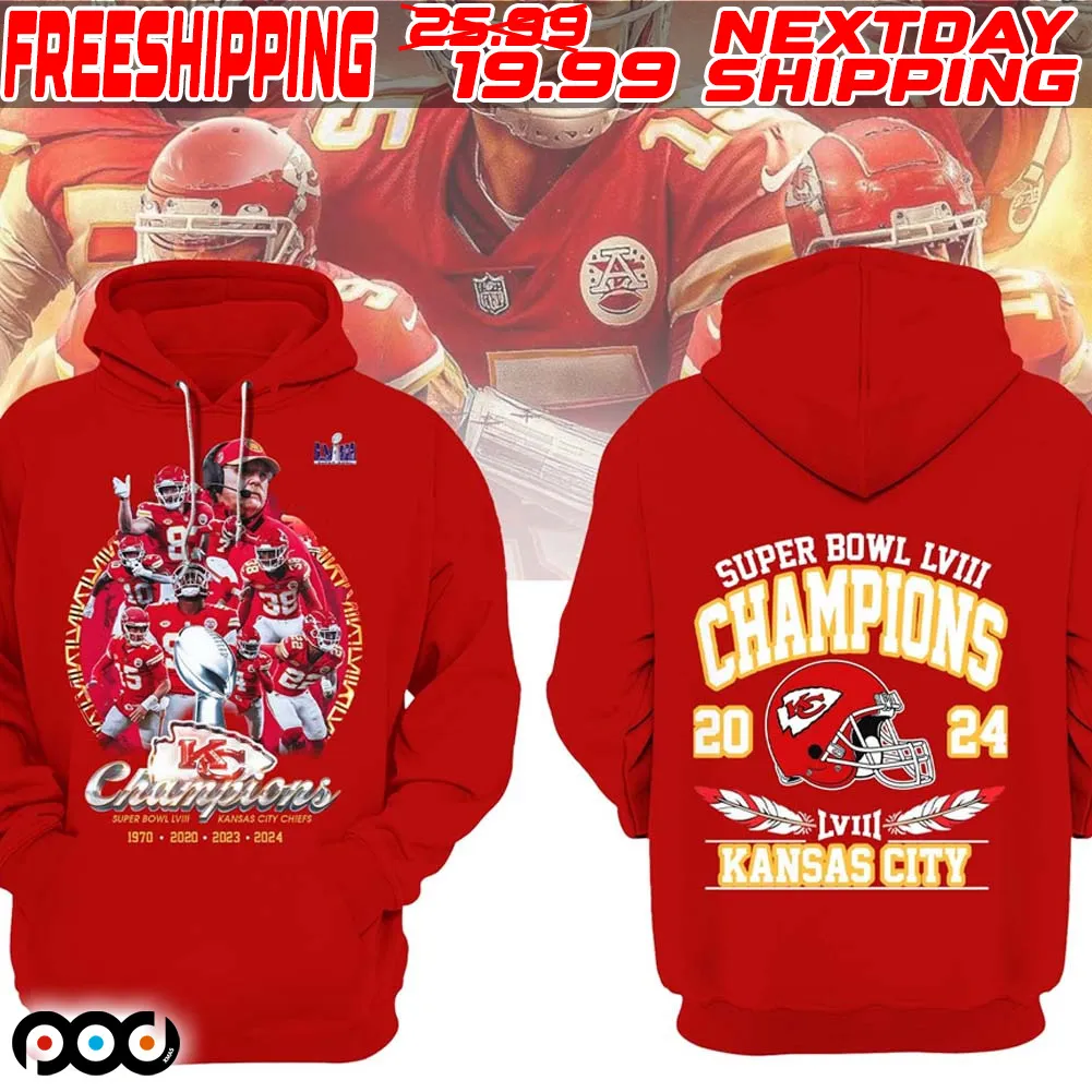 Super Bowl LVIII Champions 2024 LVIII Kansas City Shirt