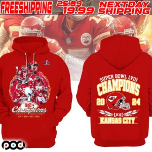 Super Bowl LVIII Champions 2024 LVIII Kansas City Shirt