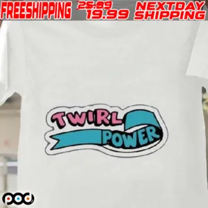 Twirl Power Cheerleader Ribbon Shirt