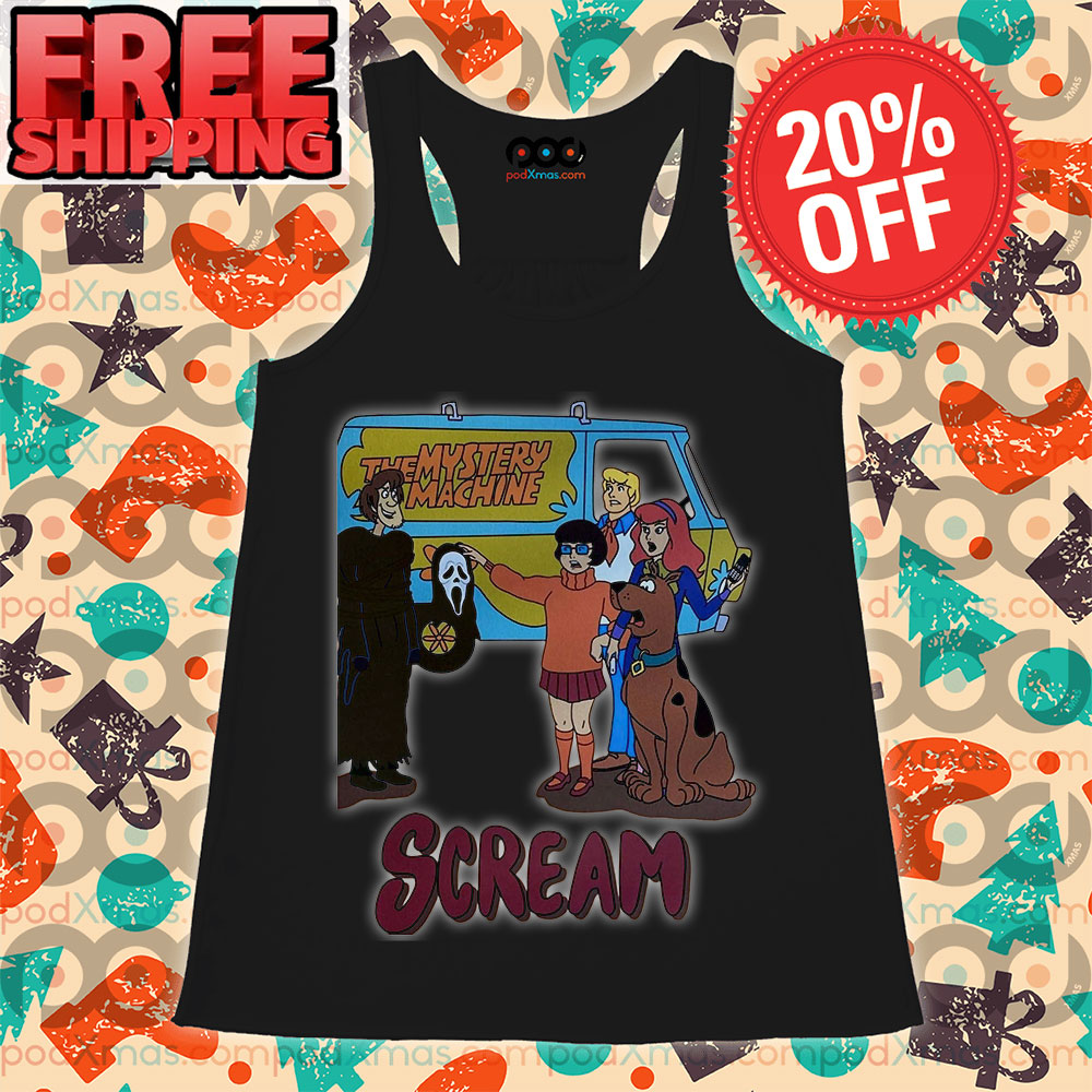 Scooby-Doo The Mystery Machine Scream Halloween 2023 Shirt 1 Scooby-Doo The Mystery Machine Scream Halloween 2023 Tank Top