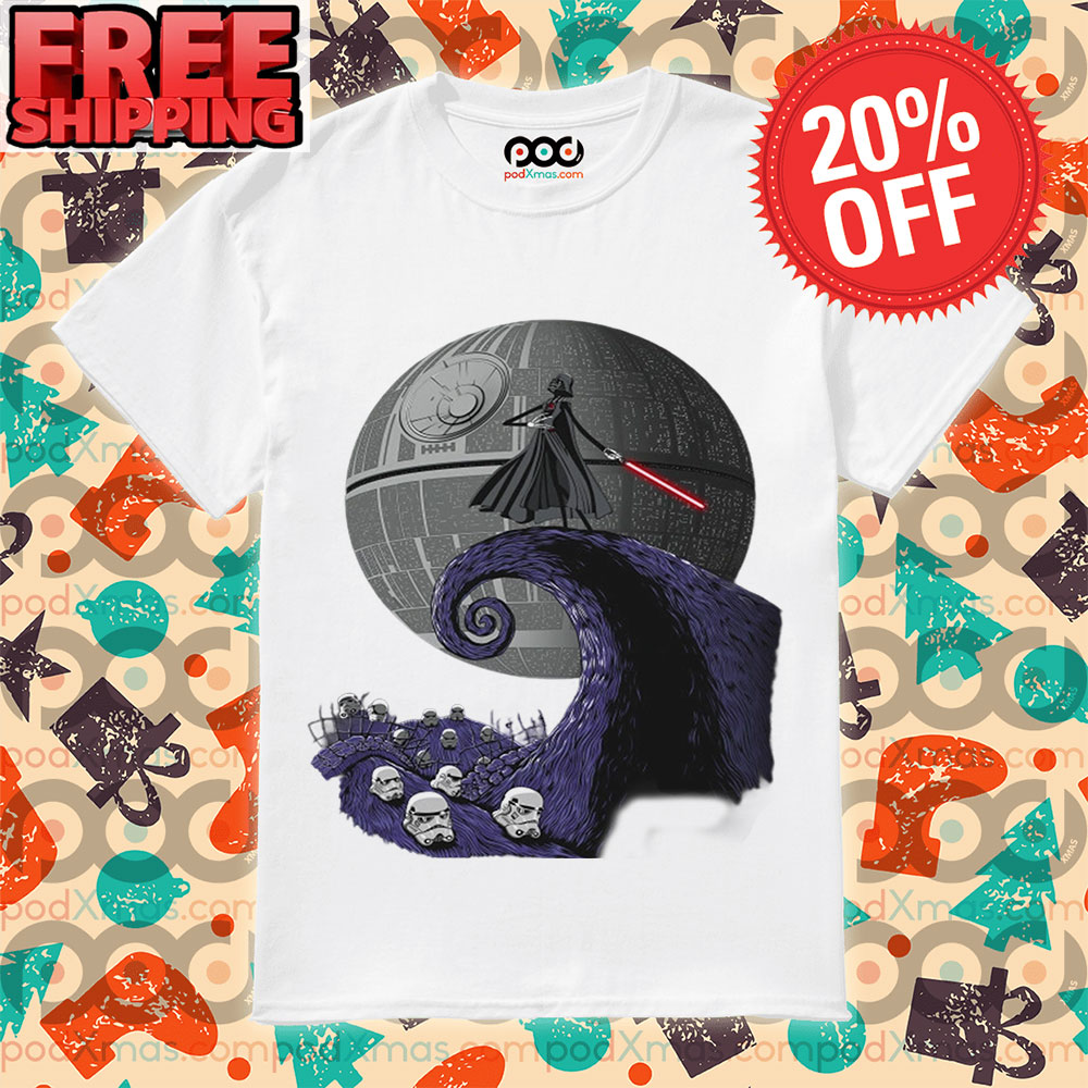 Darth Vader Nightmare Before Empire Christmas Death Star Streetwear Swag shirt