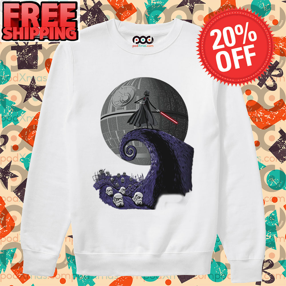 Darth Vader Nightmare Before Empire Christmas Death Star Streetwear Swag Long Sleeve