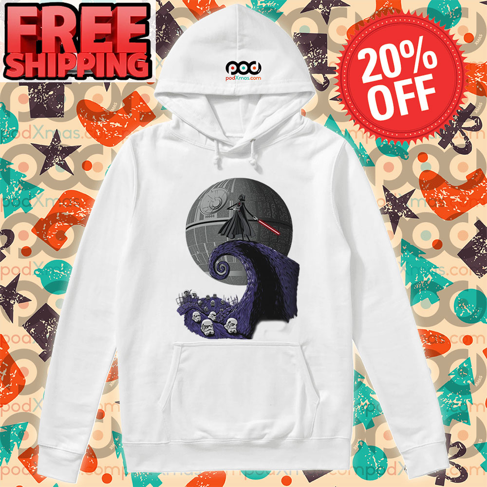 Darth Vader Nightmare Before Empire Christmas Death Star Streetwear Swag Hoodie