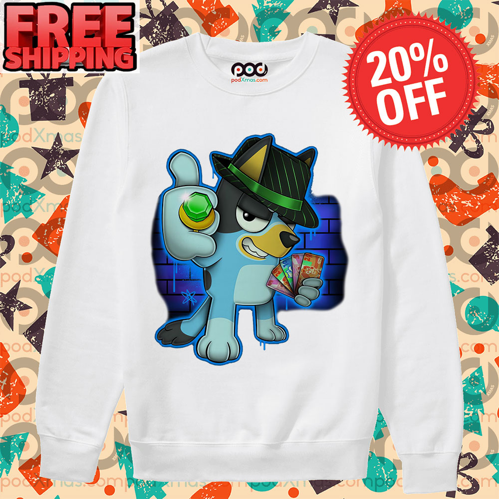 🚛Free Delivery: 📣Get 20% OFF Bluey Like Green Ring Gangster Fun Shirt ...