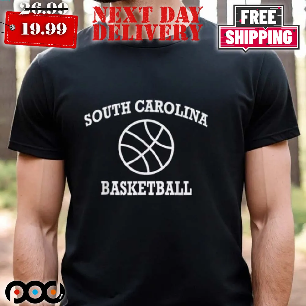 Basketball Logo South Carolina Retro Design College State Shirt