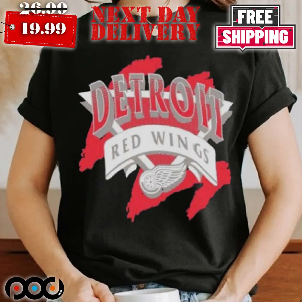 Blood Stains Wings Vintage Detroit Hockey shirt
