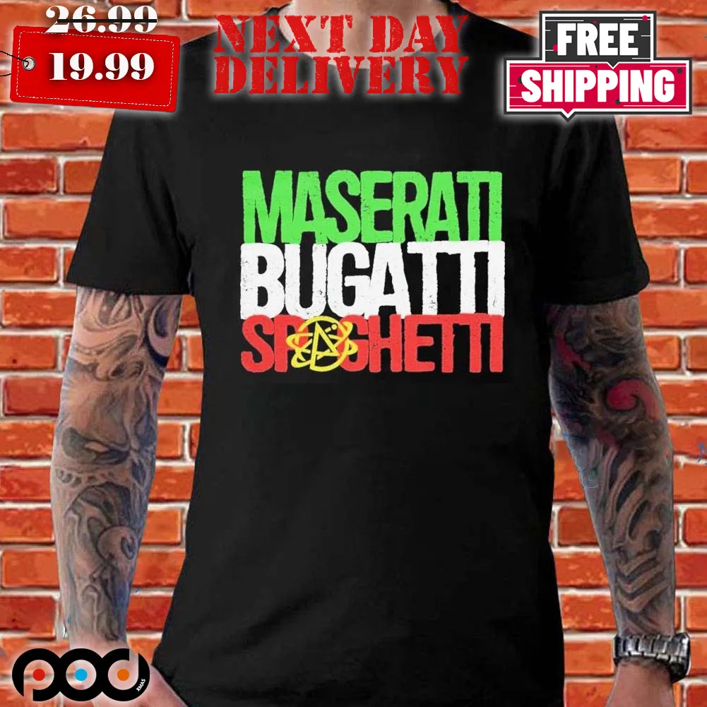 Italian Melody Maserati Bugatti Spaghetti Shirt