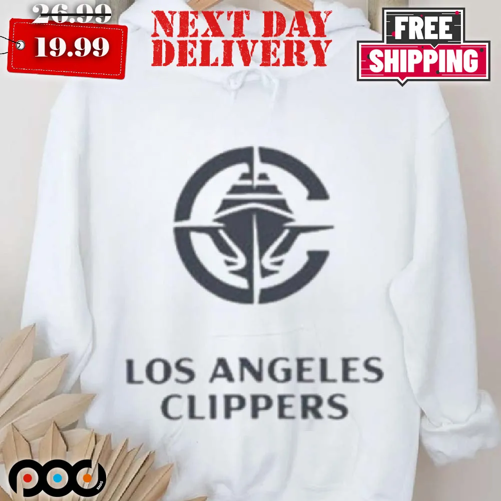 Los Angeles Clippers Stacked Logo Ss Shirt