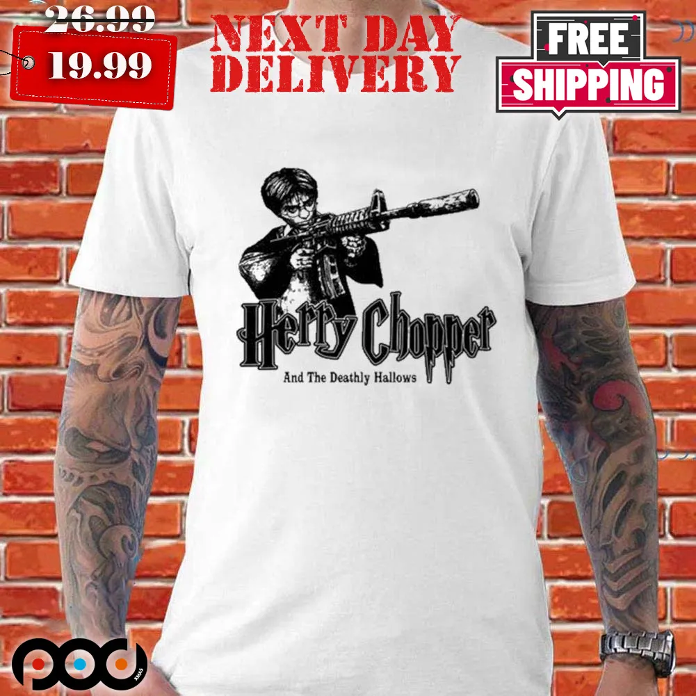 Herry Chopper And The Deathly Hallows Not Get Busy Or Die Studios Shirt