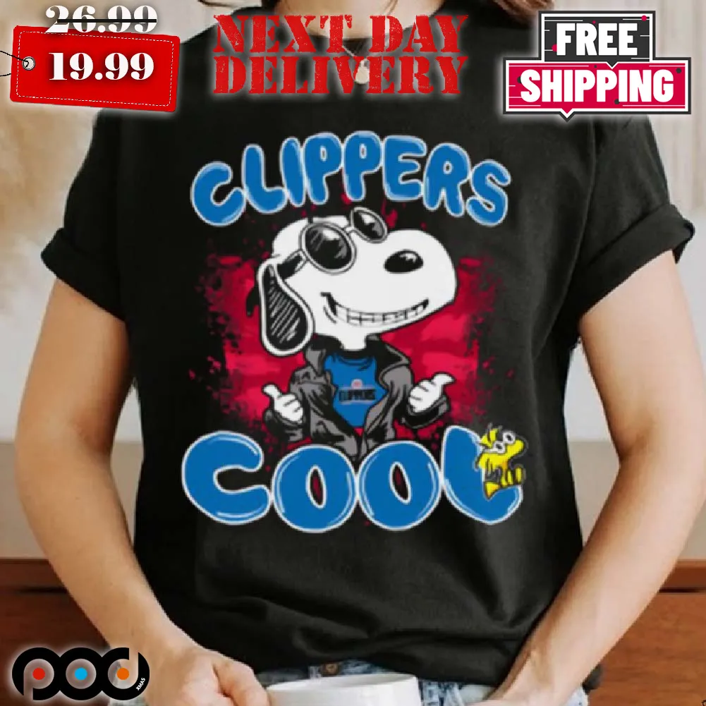 NBA Basketball LA Clippers Cool Snoopy Shirt