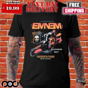 Shady Gaming Eminem Chainsaw Guess Who’s Back Back Again Shady’s Back Tell Afriend Shirt