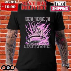 Skeleton The Maine North American Arena Tour 2024 shirt