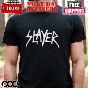Slayer Spray Paint Puff Ink Logo Shirt