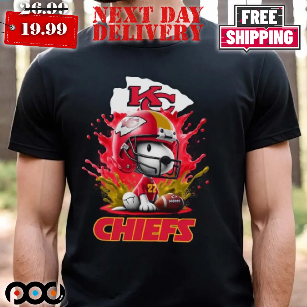 Snoopy The Peanuts Kansas City Chiefs shirt
