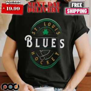 St. Louis Blues Fanatics Branded St. Patrick's Day Forever Lucky Shirt