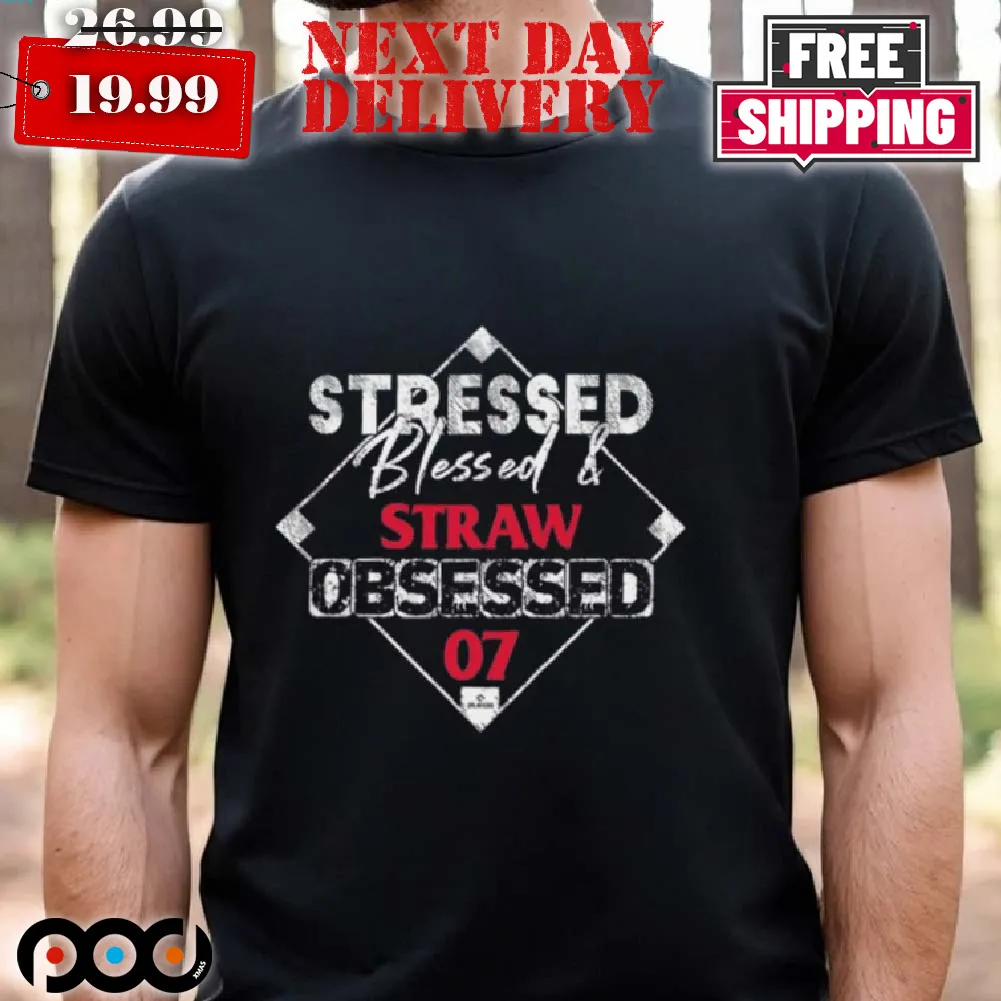 Straw Obsessed Myles Straw Baseball Player MLBPA Shirt