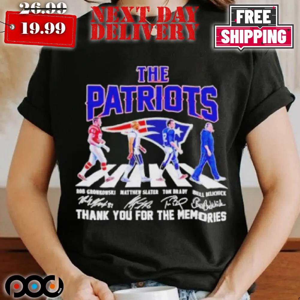 The Patriots Abbey Road Thank You For The Memories Shirt