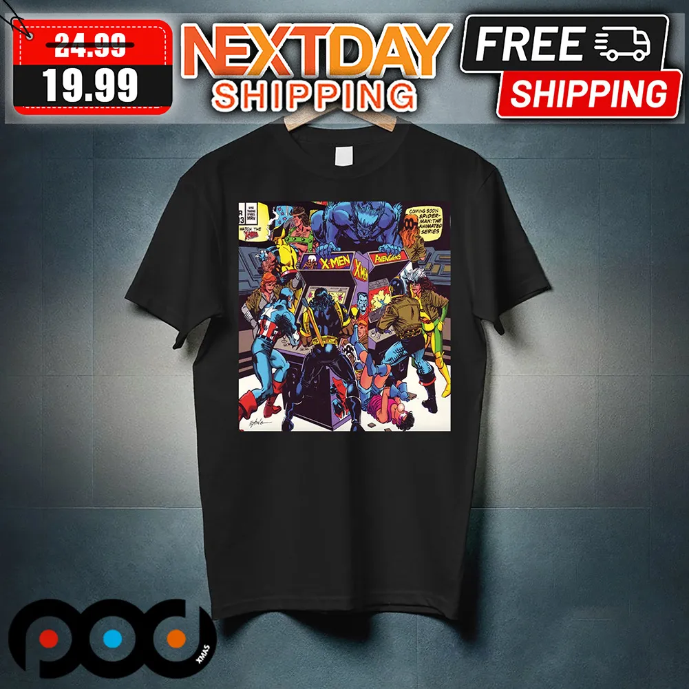 Marvel X-Men Avengers Coming Soon Spider Man The Animated Series Shirt