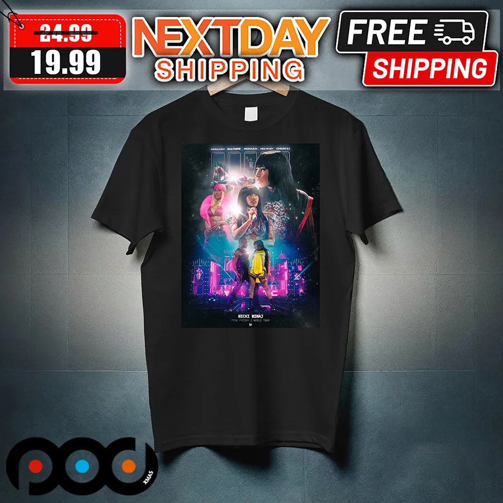 Nicki Minaj Pink Friday 2 World Tour Shirt